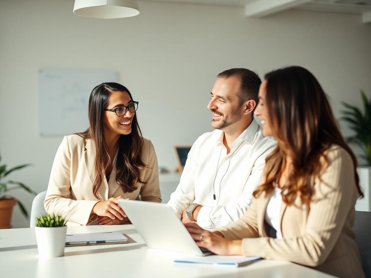 The MedCoverage advisor team in a bright modern office